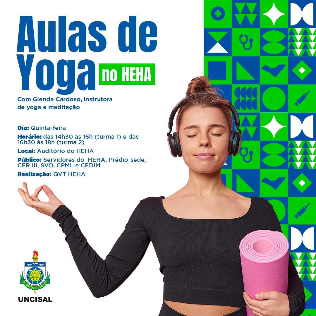 Hospital Escola Helvio Auto oferece prática de Yoga para